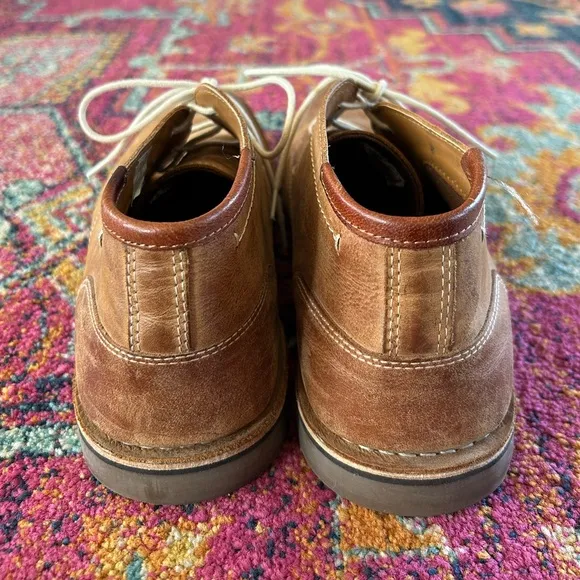Steve Madden | Men’s tan leather Hestonn lace up ankle chukka boot shoe, size 12