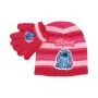 Stitch Pink  Beanie And Gloves Set