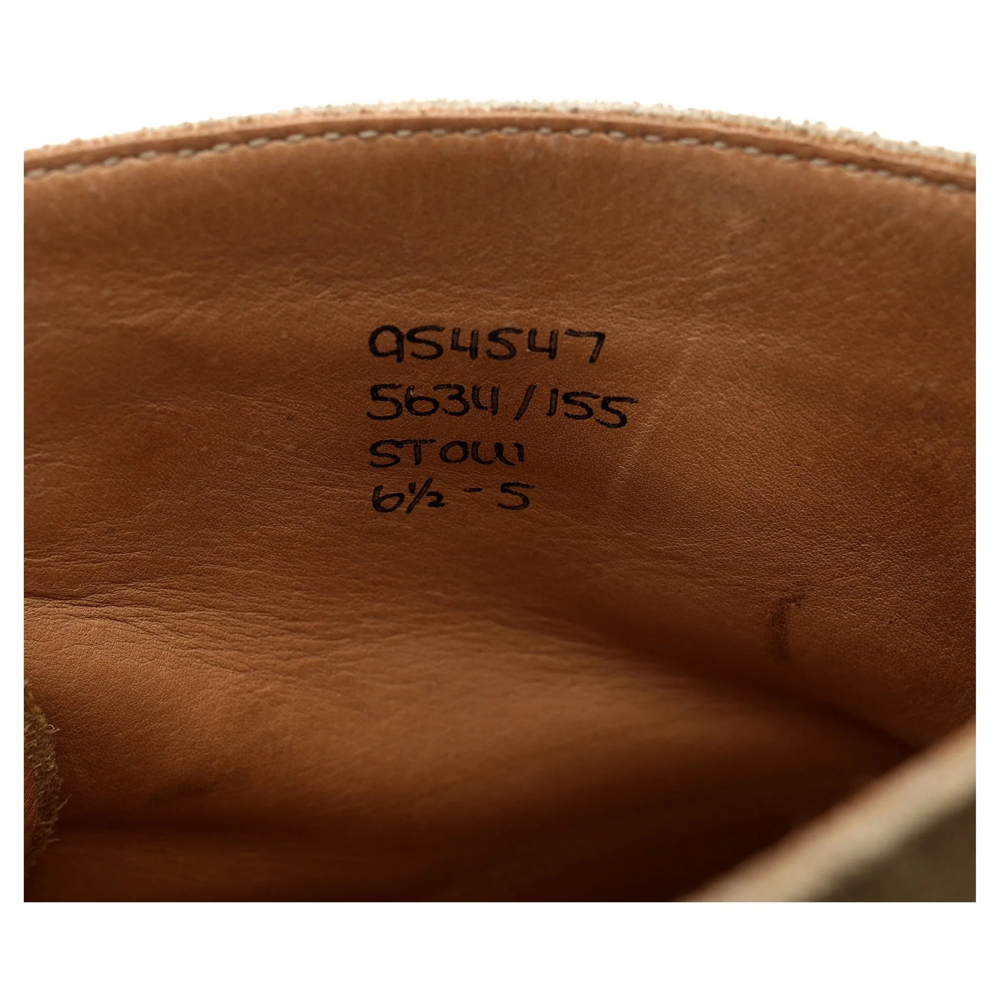 'Stow' Sand Suede Brogue Boots UK 6.5