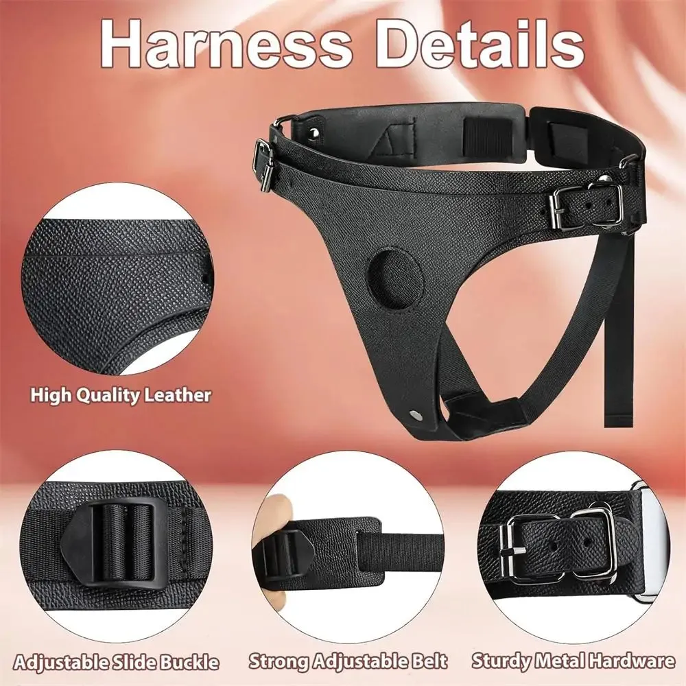 Strap-On Harness Kit with Ultra Realistic Dildo 8 Inch