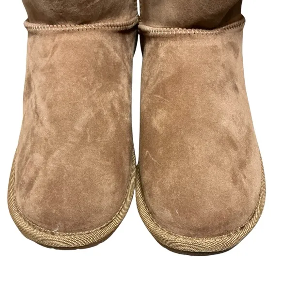 SUGAR Polly Fuzzy Winter Boot 6 Tan $49 Retail NWT