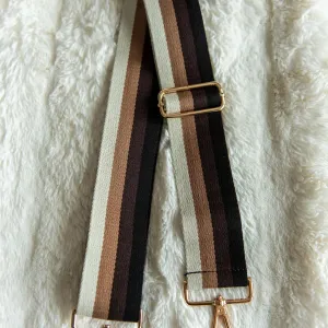Sunny Crossbody Strap in Vertical Brown