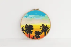 Sunset Cross Stitch Pattern #657