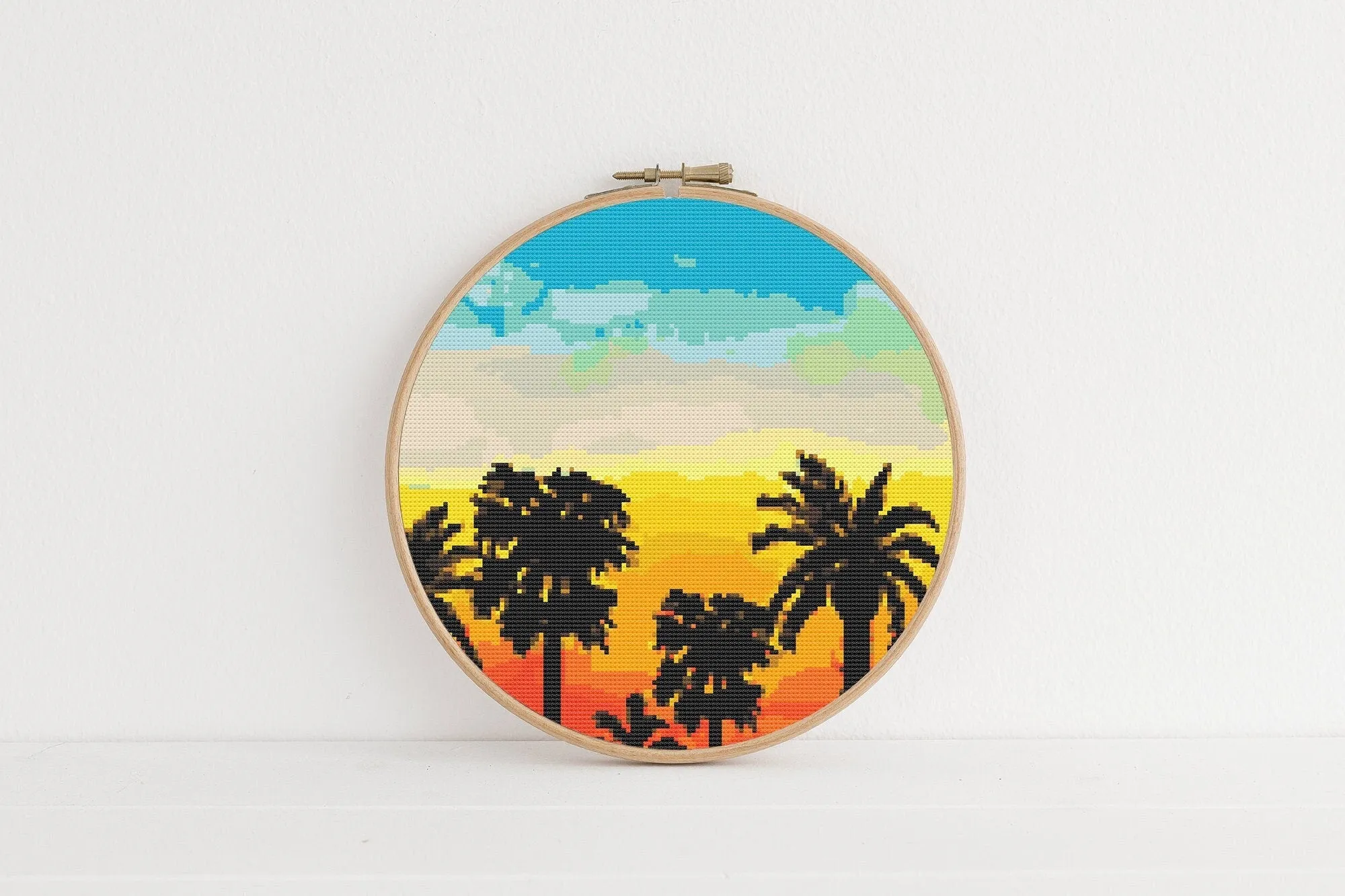 Sunset Cross Stitch Pattern #657