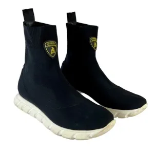 Teen Bumper Lamborghini Black Sock Round Toe Sneakers Size 39