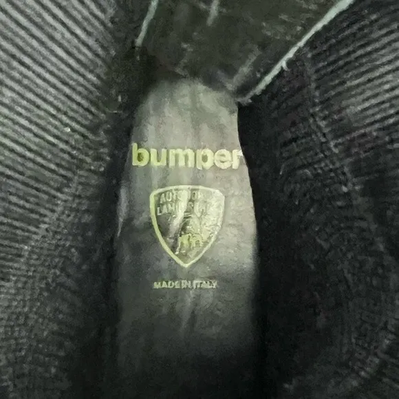 Teen Bumper Lamborghini Black Sock Round Toe Sneakers Size 39