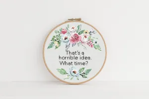 Time Cross Stitch Pattern #1507