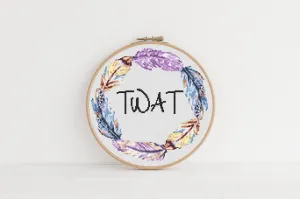 Twat Cross Stitch Pattern #1852