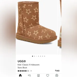 Ugg kids classic ll iridescent star boot