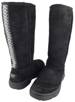 UGG Ultimate Braid Genuine Shearling Lined Sheepskin Tall Boot! Sz 5 Women's, also fit Sz 3 Youth! Retails $295US 
