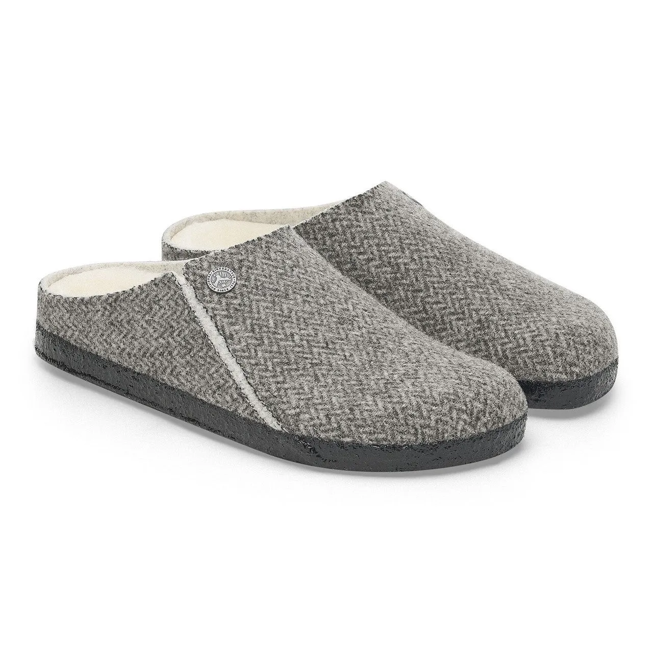 UNISEX BIRKENSTOCK ZERMATT RIVET SHEARLING | HERRINGBONE GRAY