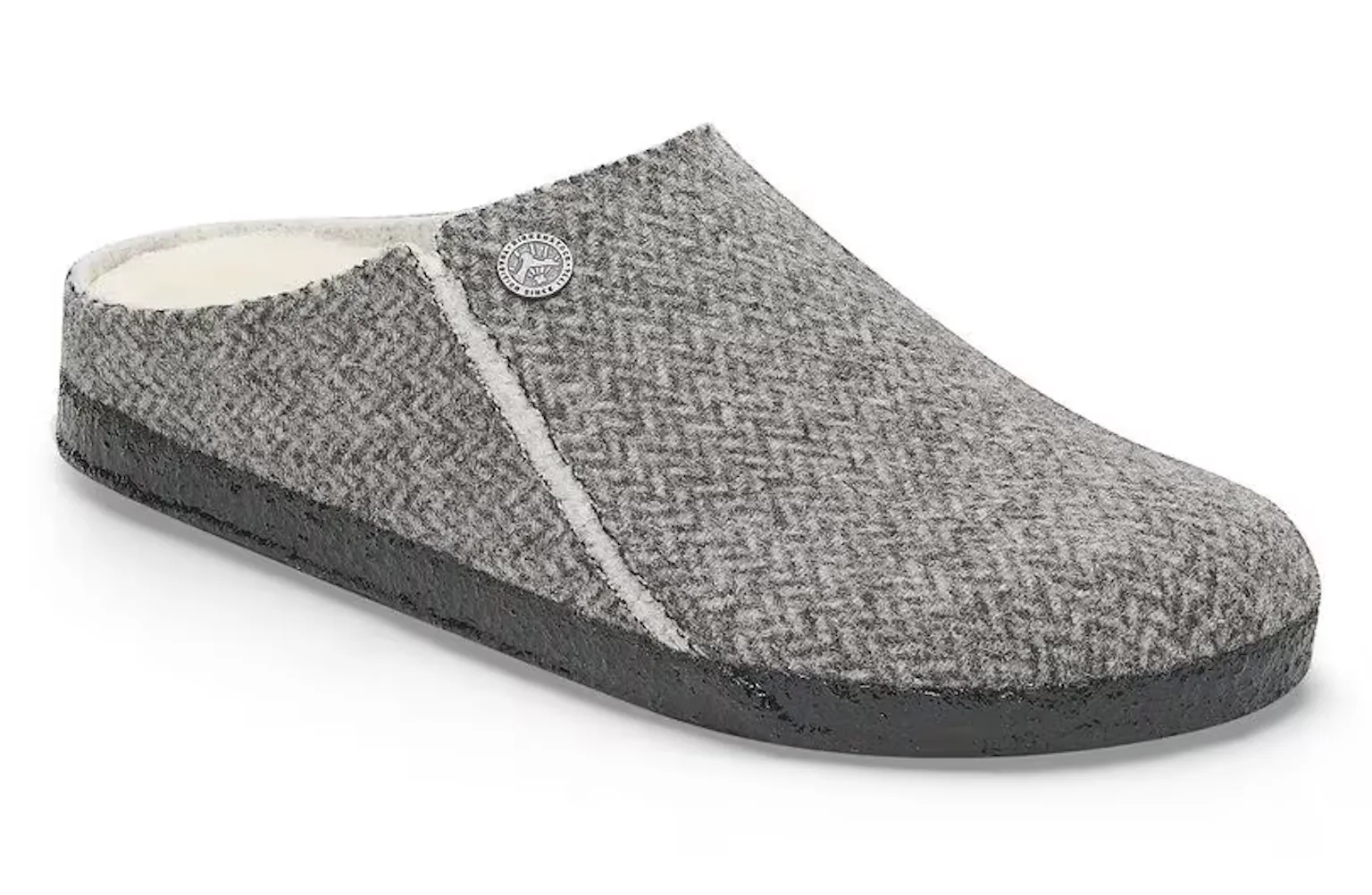 UNISEX BIRKENSTOCK ZERMATT RIVET SHEARLING | HERRINGBONE GRAY