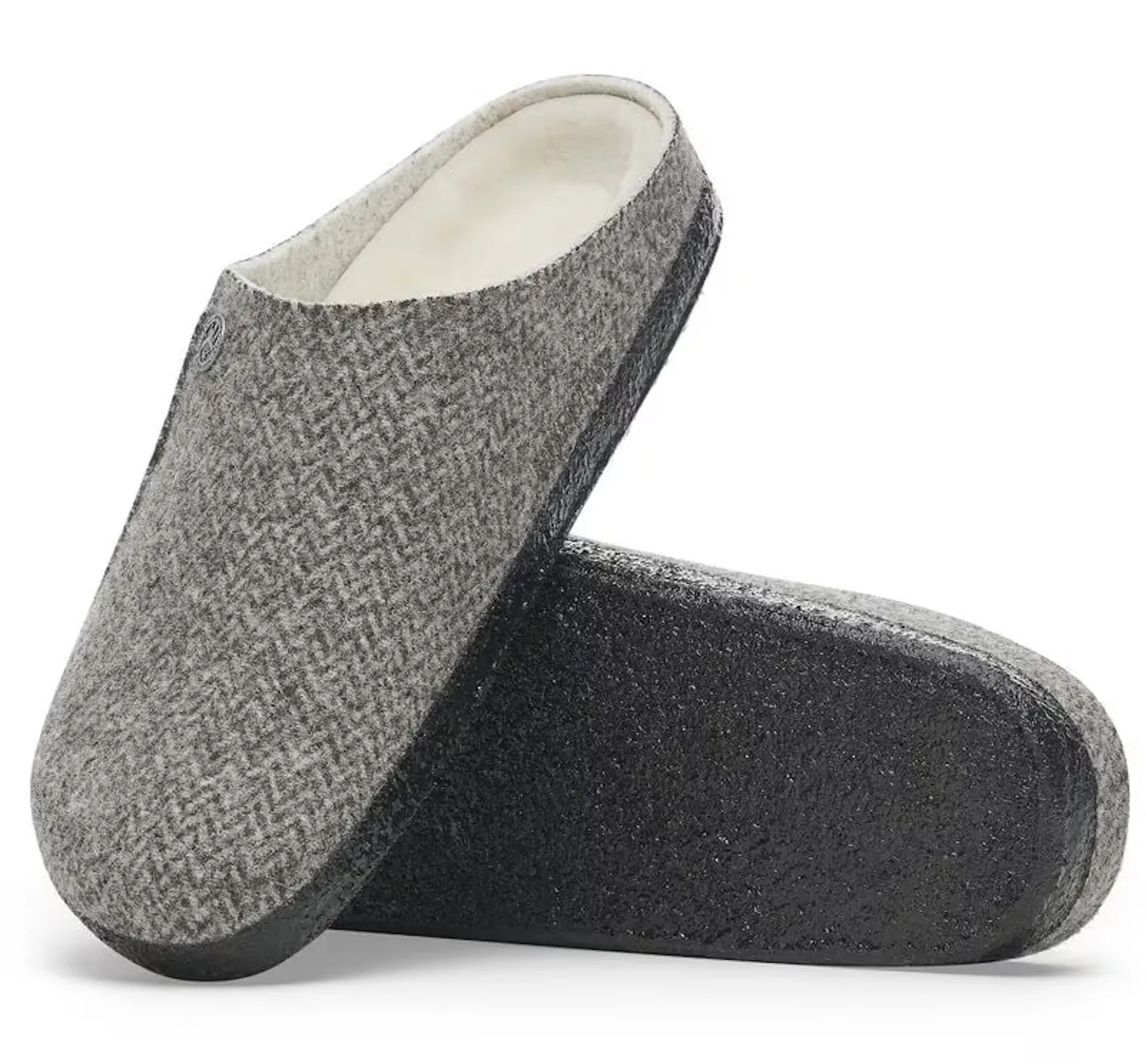 UNISEX BIRKENSTOCK ZERMATT RIVET SHEARLING | HERRINGBONE GRAY