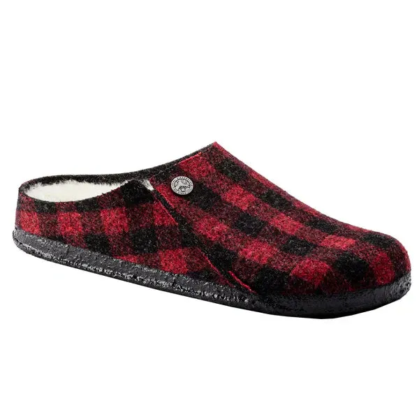 UNISEX BIRKENSTOCK ZERMATT RIVET SHEARLING | PLAID RED