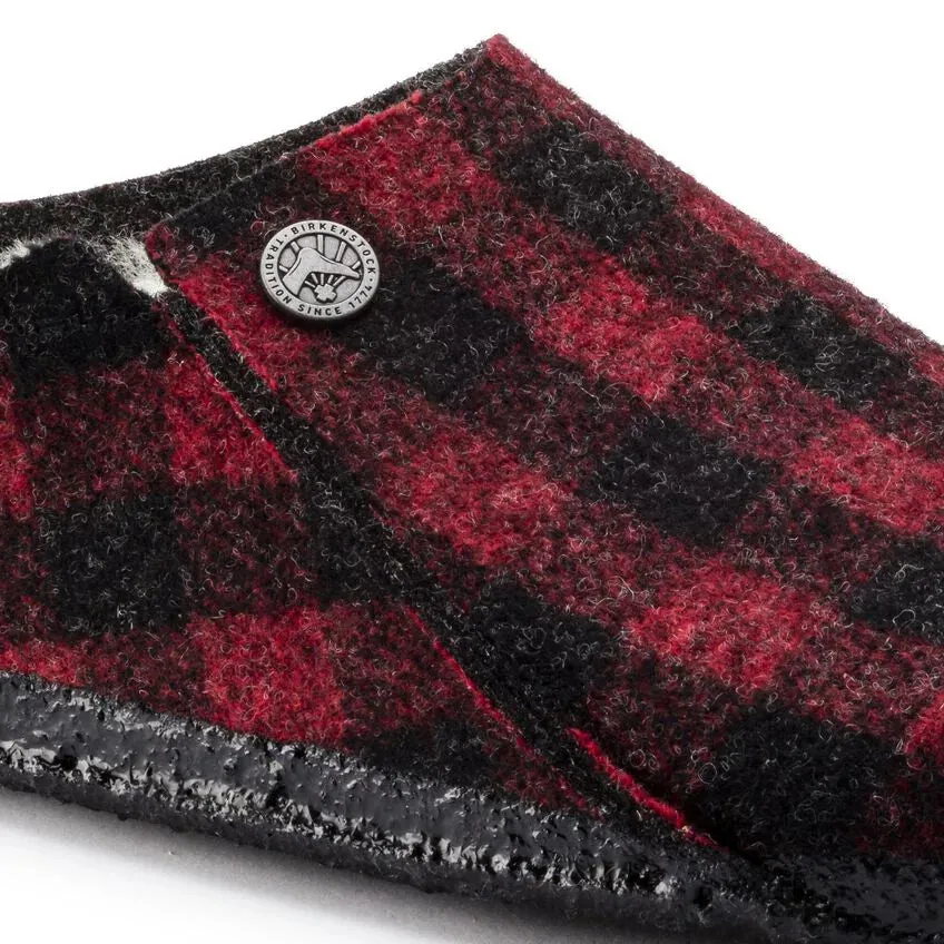 UNISEX BIRKENSTOCK ZERMATT RIVET SHEARLING | PLAID RED