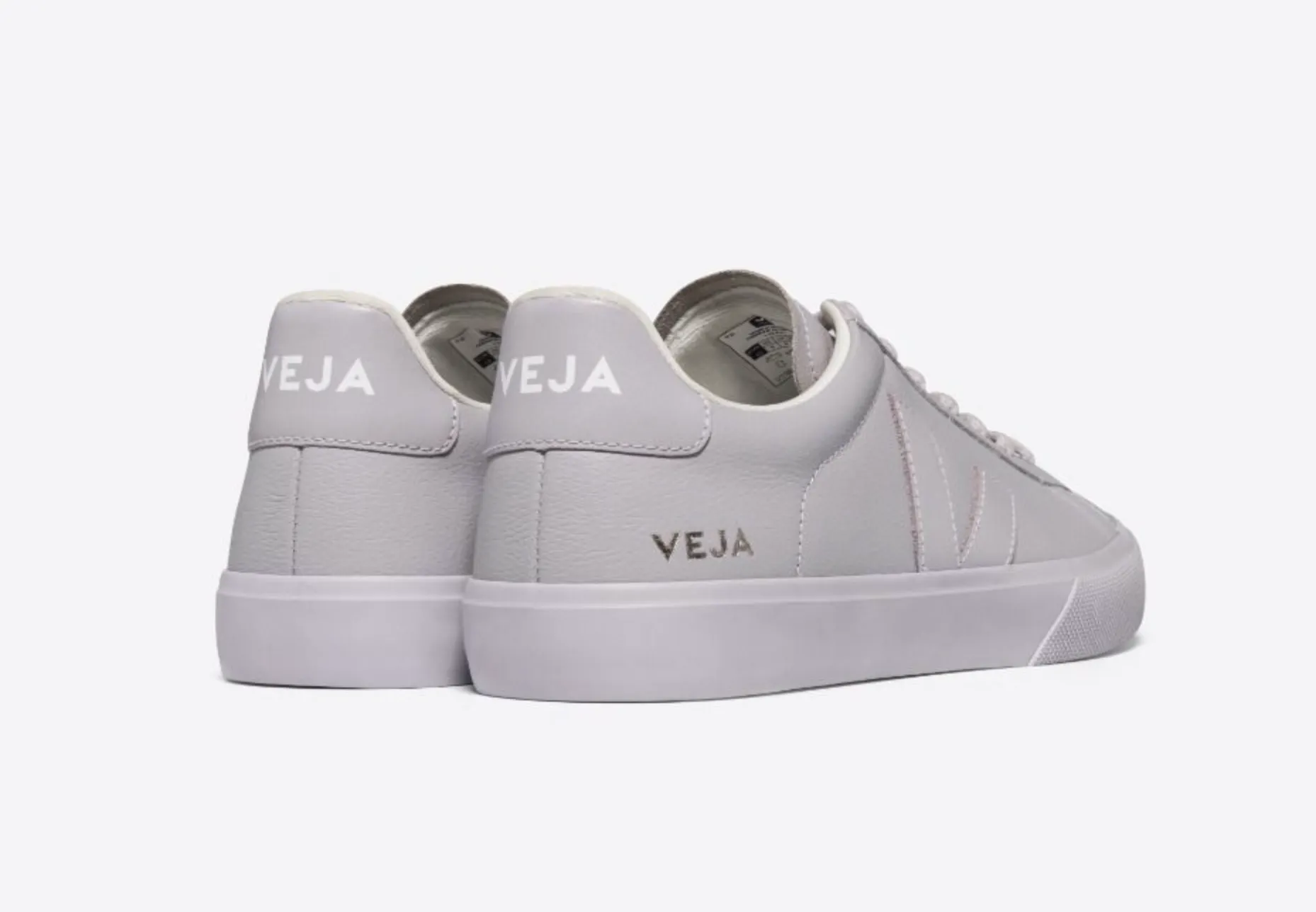 Veja Women's Campo Chromefree Leather Full Parme