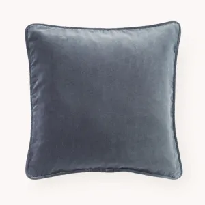 Velvet Cushion 20x20" - Pepper