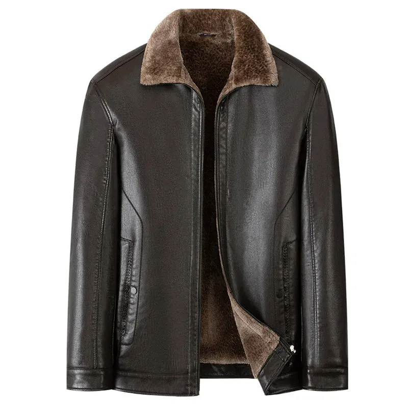 Victor Leather Shearling Jacket