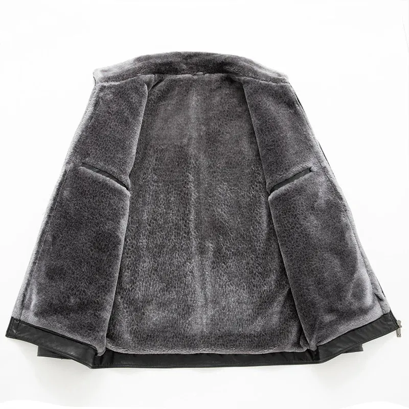 Victor Leather Shearling Jacket