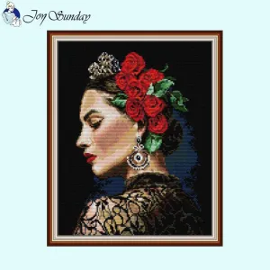Vintage Beauty Characters Pattern Cross Stitch DIY Gifts