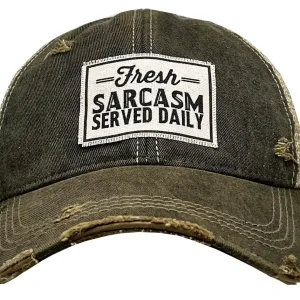 Vintage Trucker Baseball Hat “Fresh Sarcasm Served Daily”
