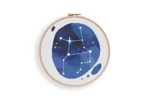Virgo Zodiac Cross Stitch Pattern #1454
