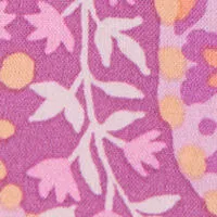Viscose boho print classic pyjamas - Purple