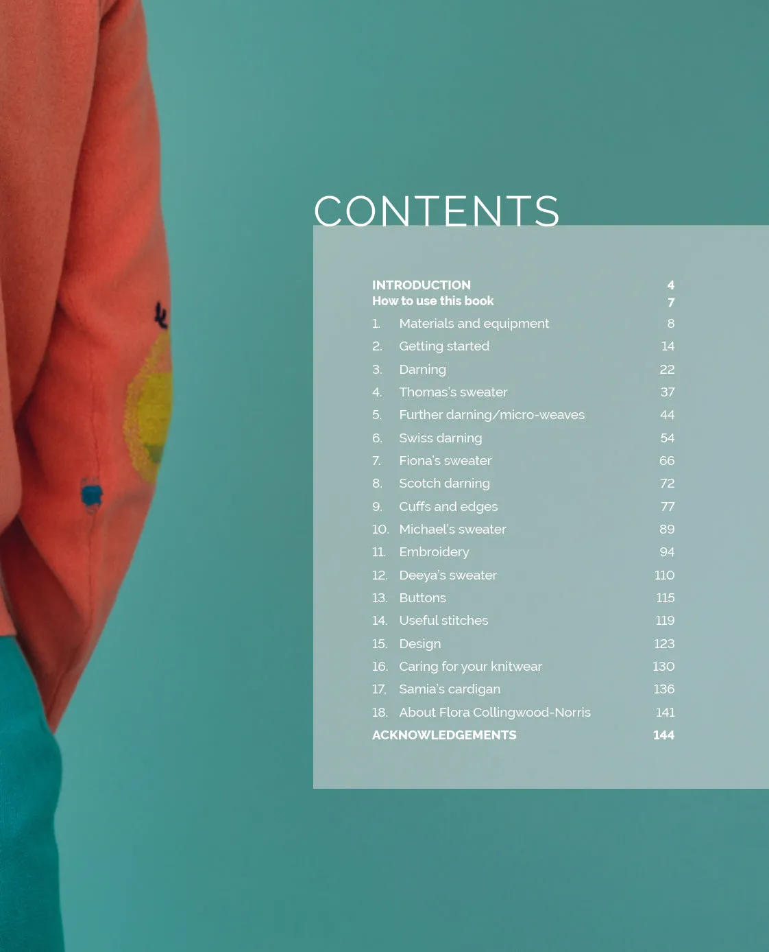 Visible Creative Mending for Knitwear by Flora Collingwood-Norris