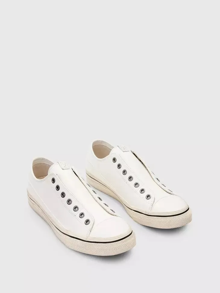 VULC LACELESS LOW TOP (WHITE) - JOHN VARVATOS