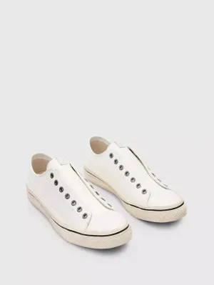 VULC LACELESS LOW TOP (WHITE) - JOHN VARVATOS