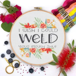Welding Cross Stitch Pattern #215