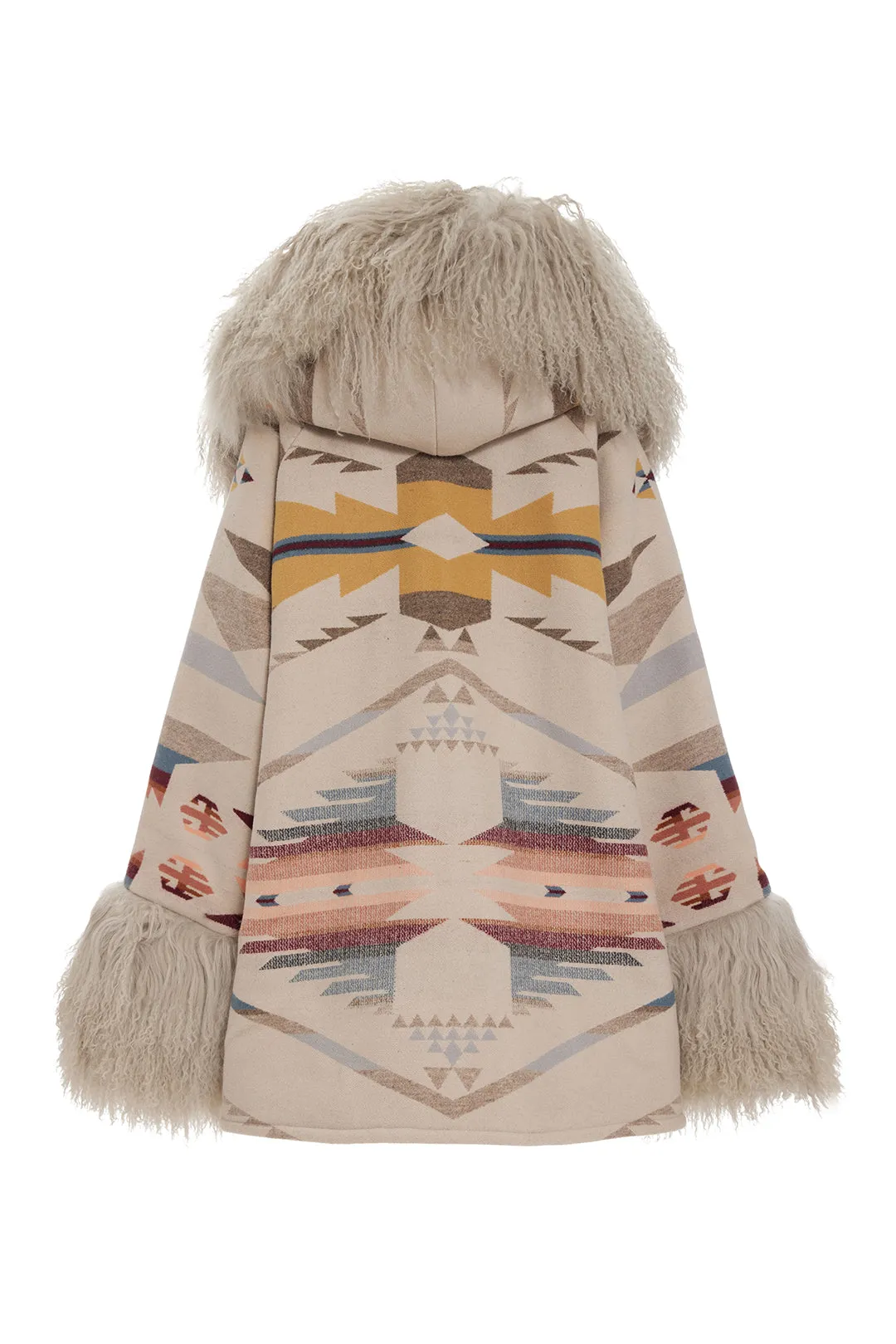 White Sands Shearling Cloak
