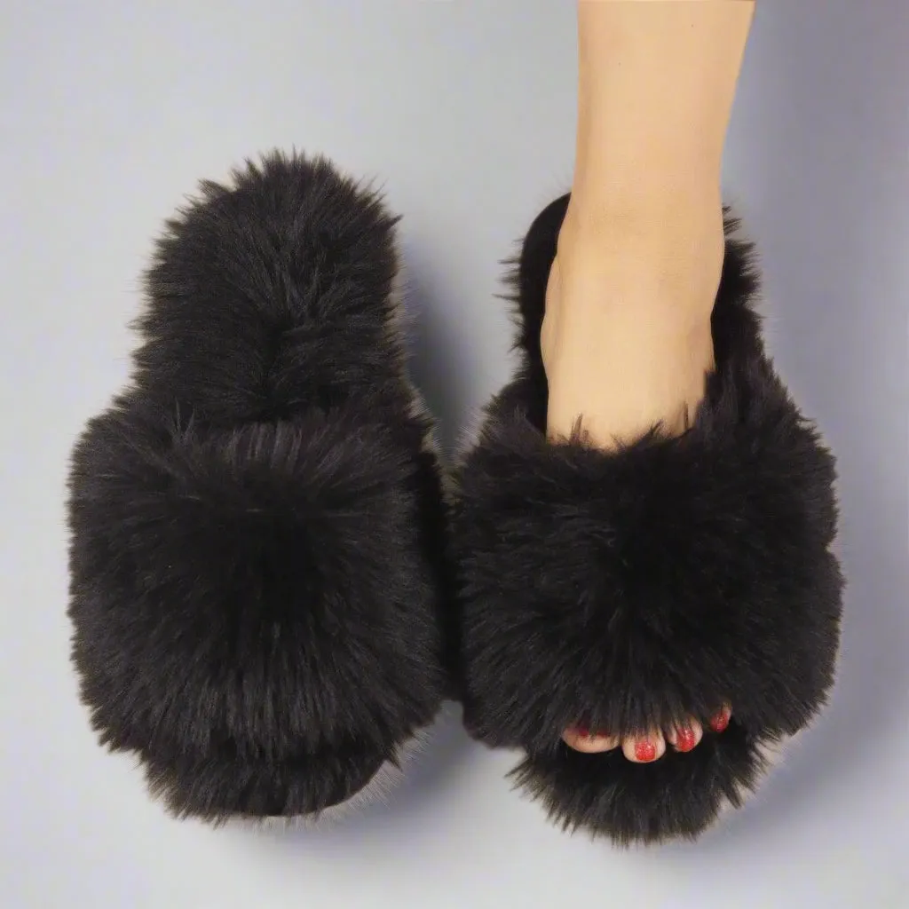Whitney Fluffy Slippers