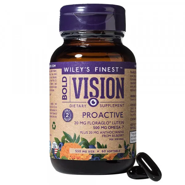 WILEYS BOLD VISION PROACTIVE 550MG SOFTGEL 60s