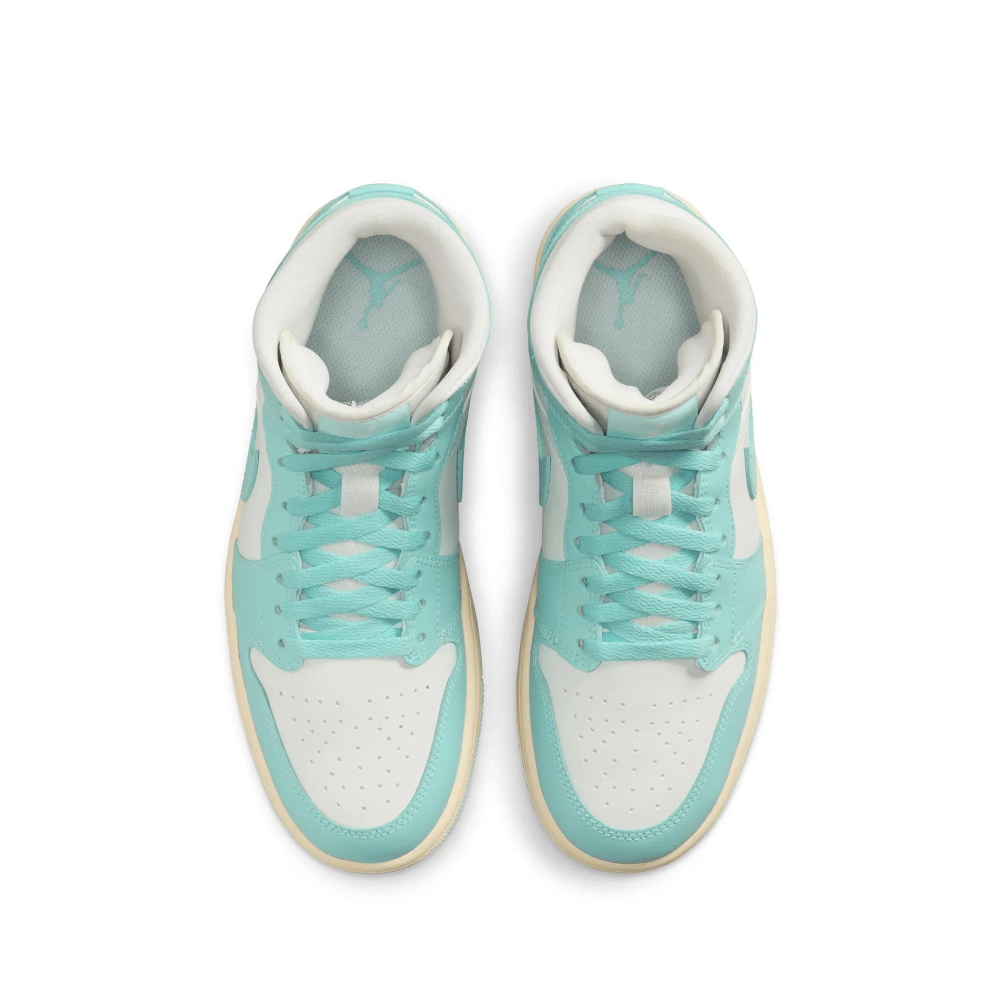 Women's Air Jordan 1 Mid Sail/Light Dew-Muslin BQ6472-132