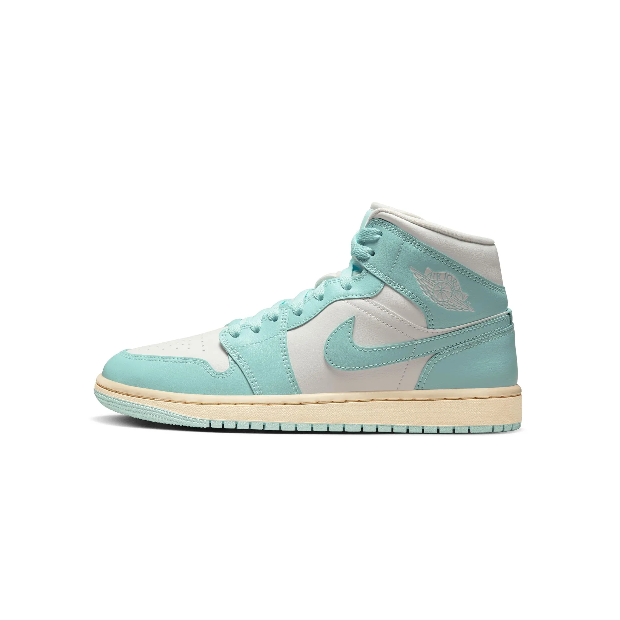 Women's Air Jordan 1 Mid Sail/Light Dew-Muslin BQ6472-132
