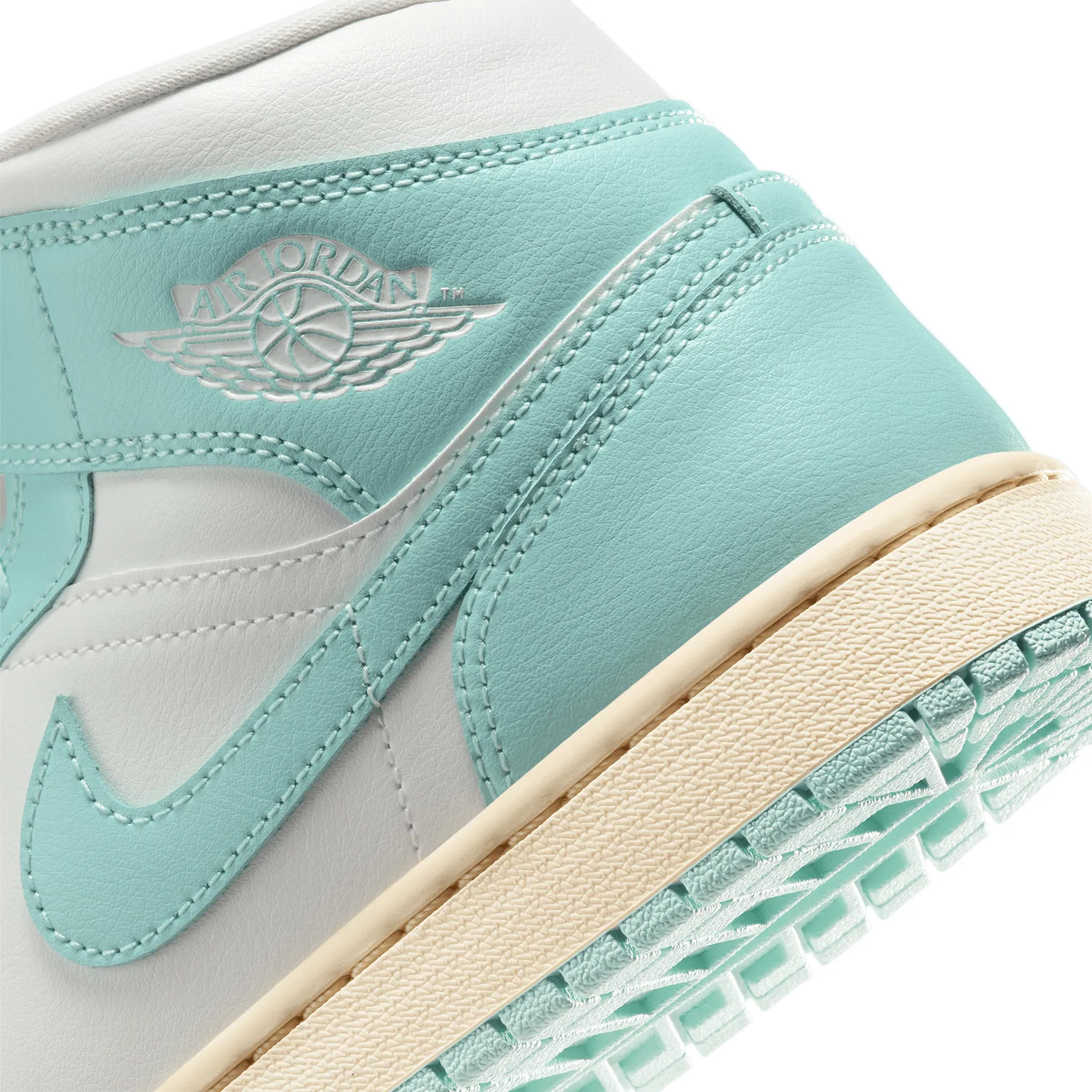 Women's Air Jordan 1 Mid Sail/Light Dew-Muslin BQ6472-132