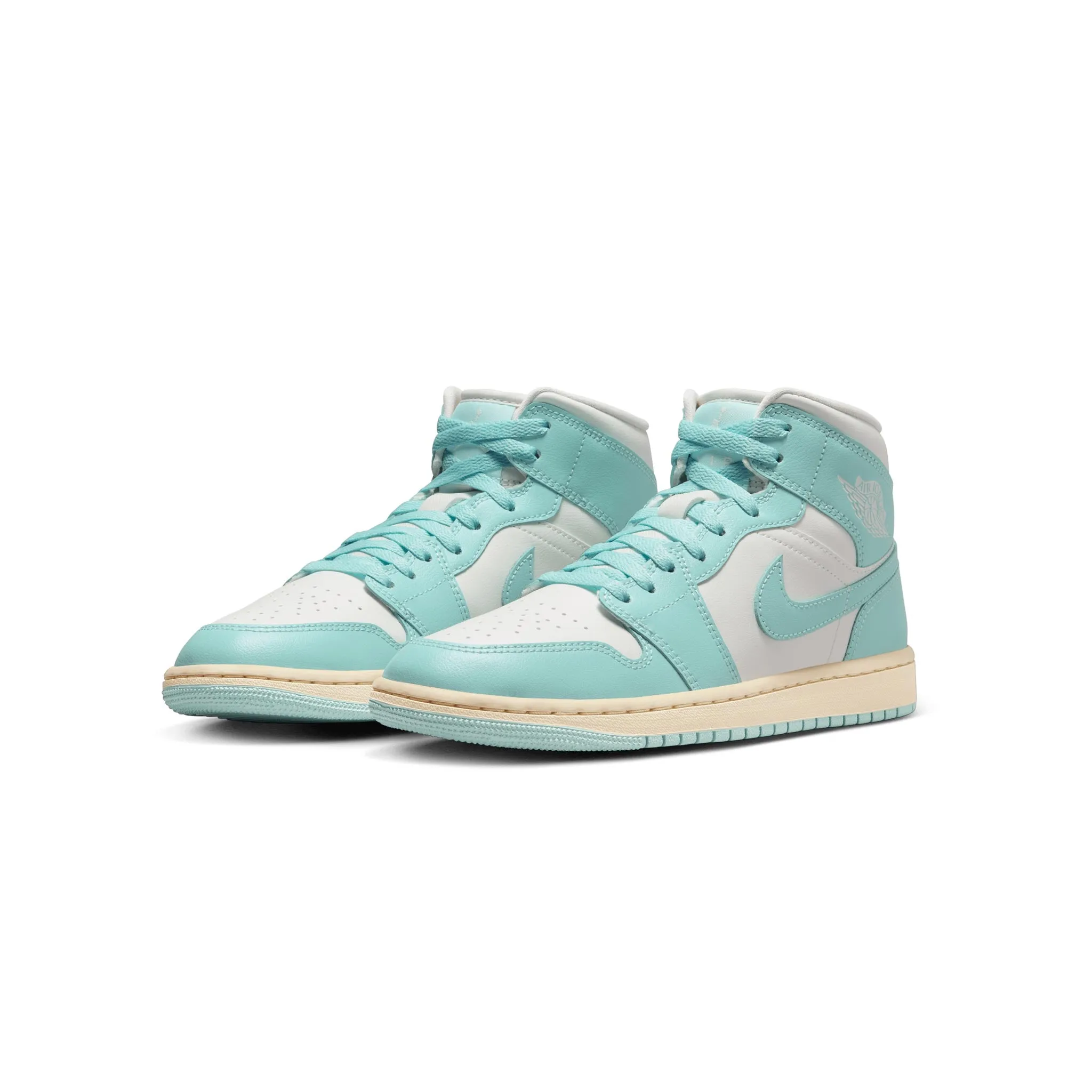 Women's Air Jordan 1 Mid Sail/Light Dew-Muslin BQ6472-132