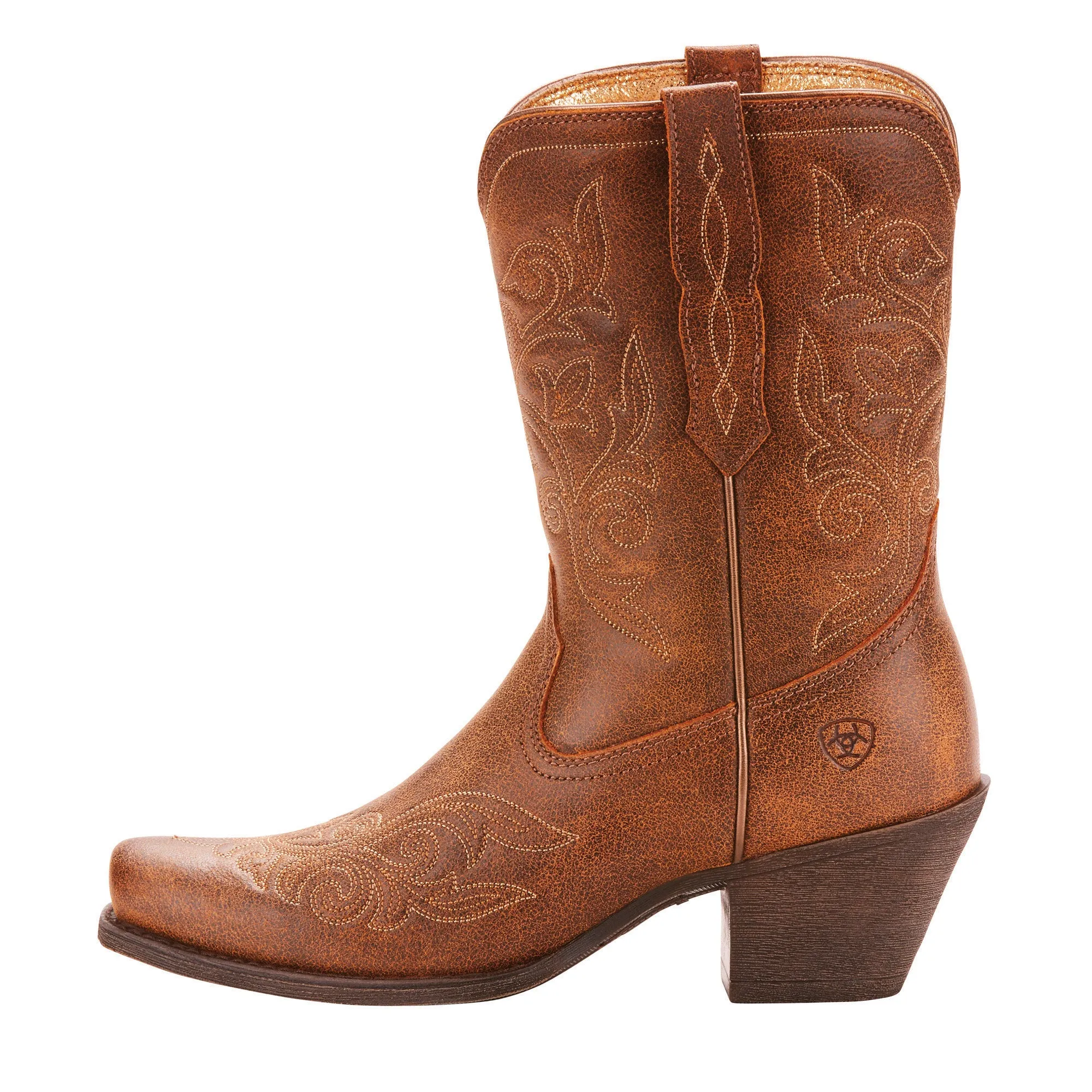 Women's Ariat Round Up Rylan Boot Brown #10025154
