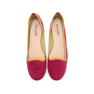 Women’s Fuchsia Suede Loafers