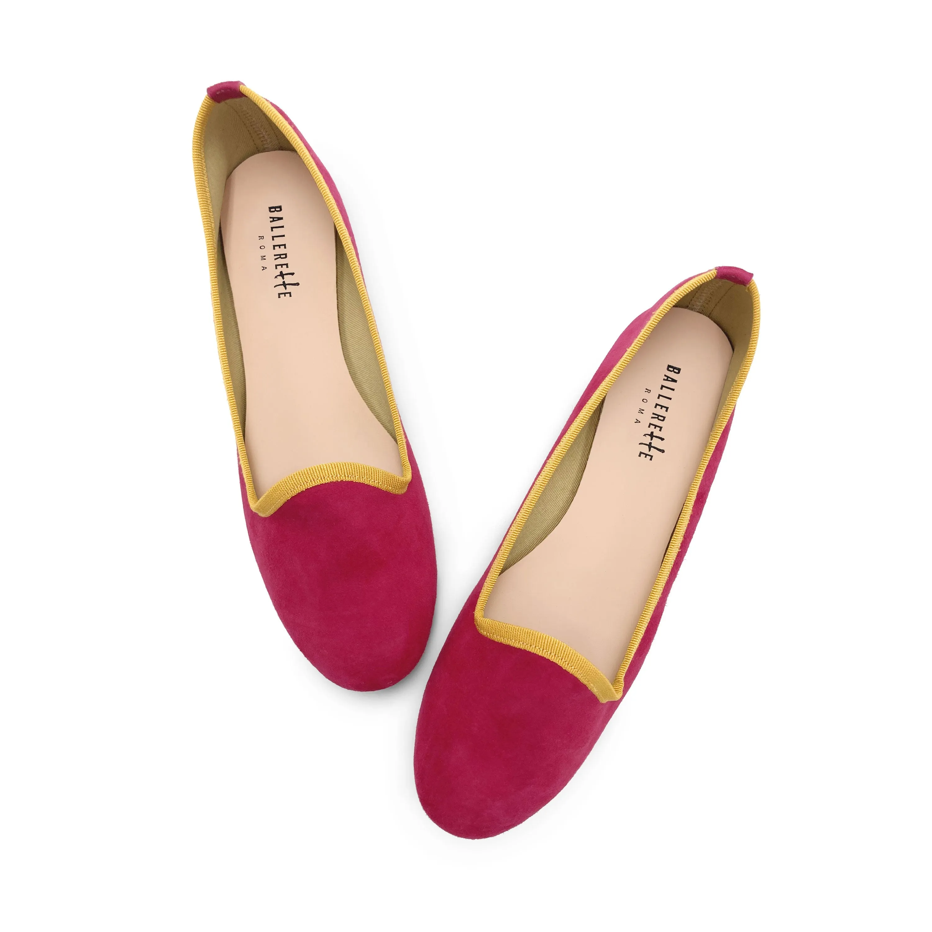 Women’s Fuchsia Suede Loafers