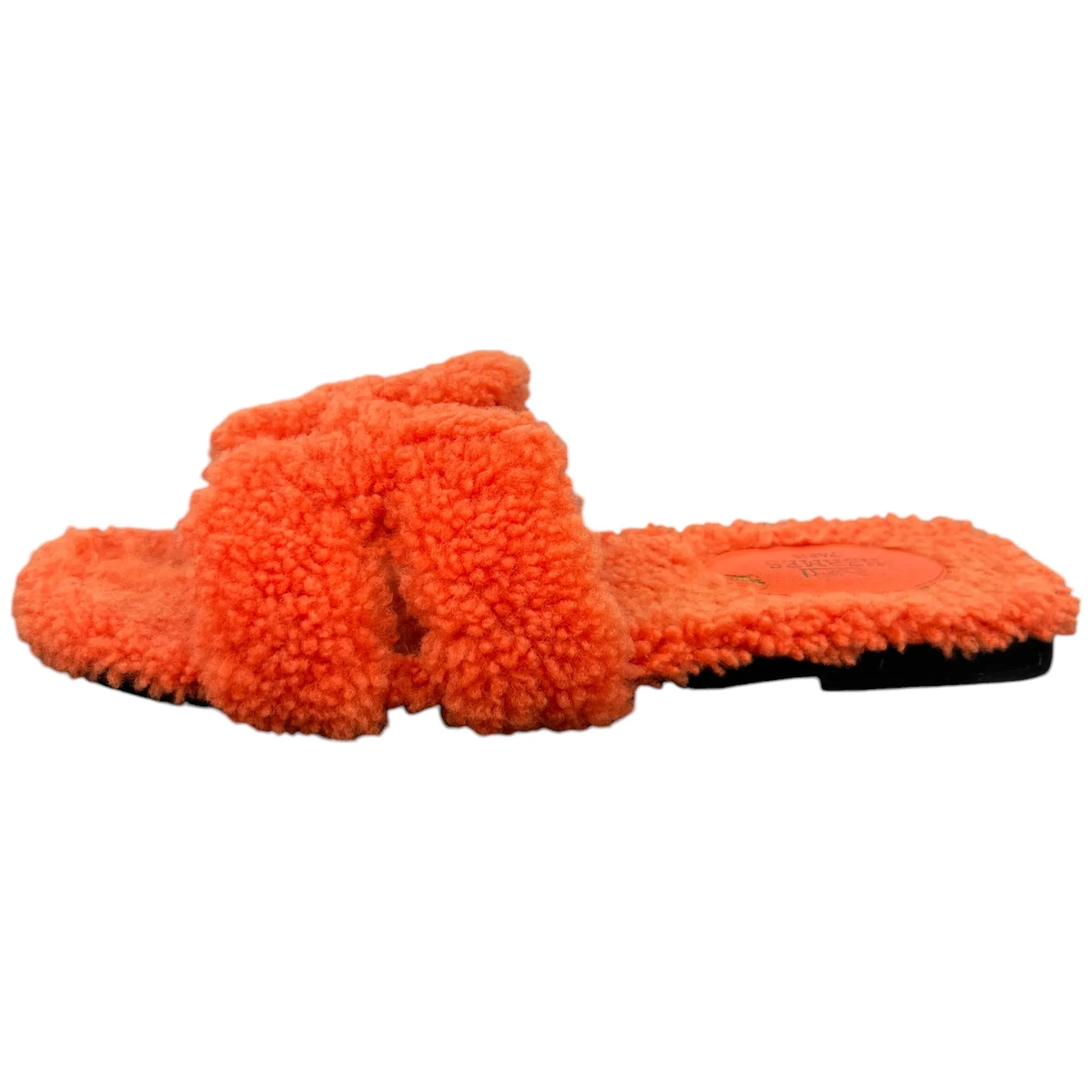 Women's Shearling Oran Sandals Orange Size EU 37 / UK 4