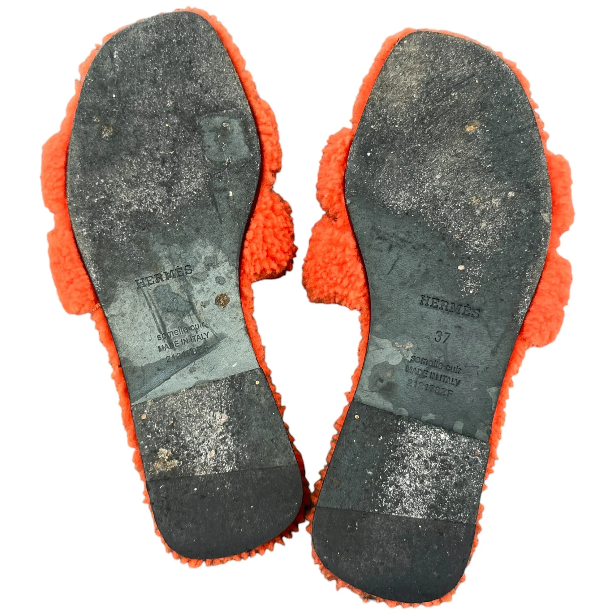 Women's Shearling Oran Sandals Orange Size EU 37 / UK 4