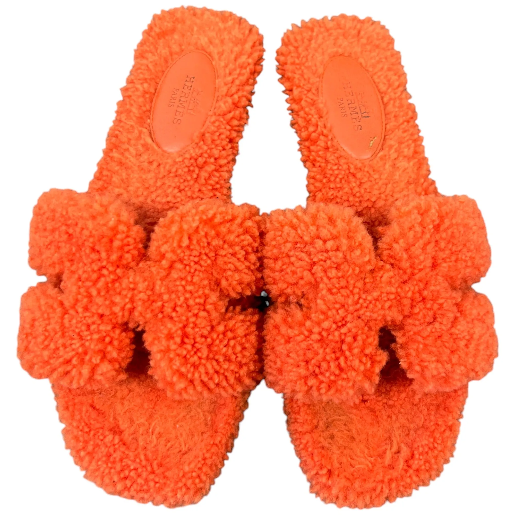 Women's Shearling Oran Sandals Orange Size EU 37 / UK 4