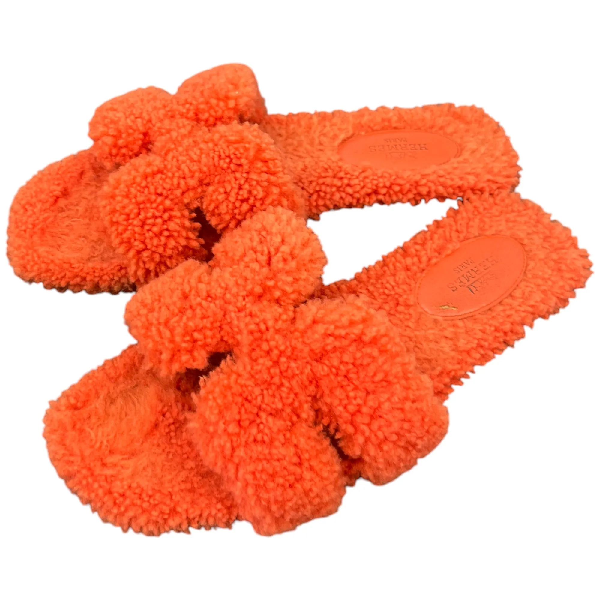 Women's Shearling Oran Sandals Orange Size EU 37 / UK 4