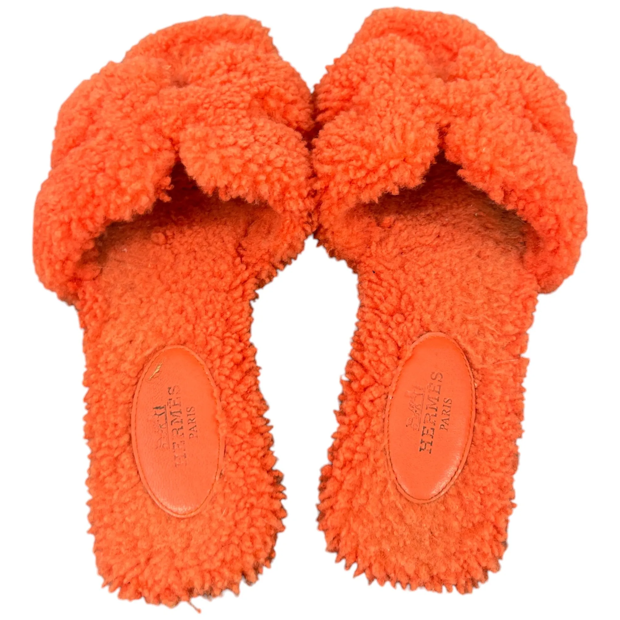Women's Shearling Oran Sandals Orange Size EU 37 / UK 4