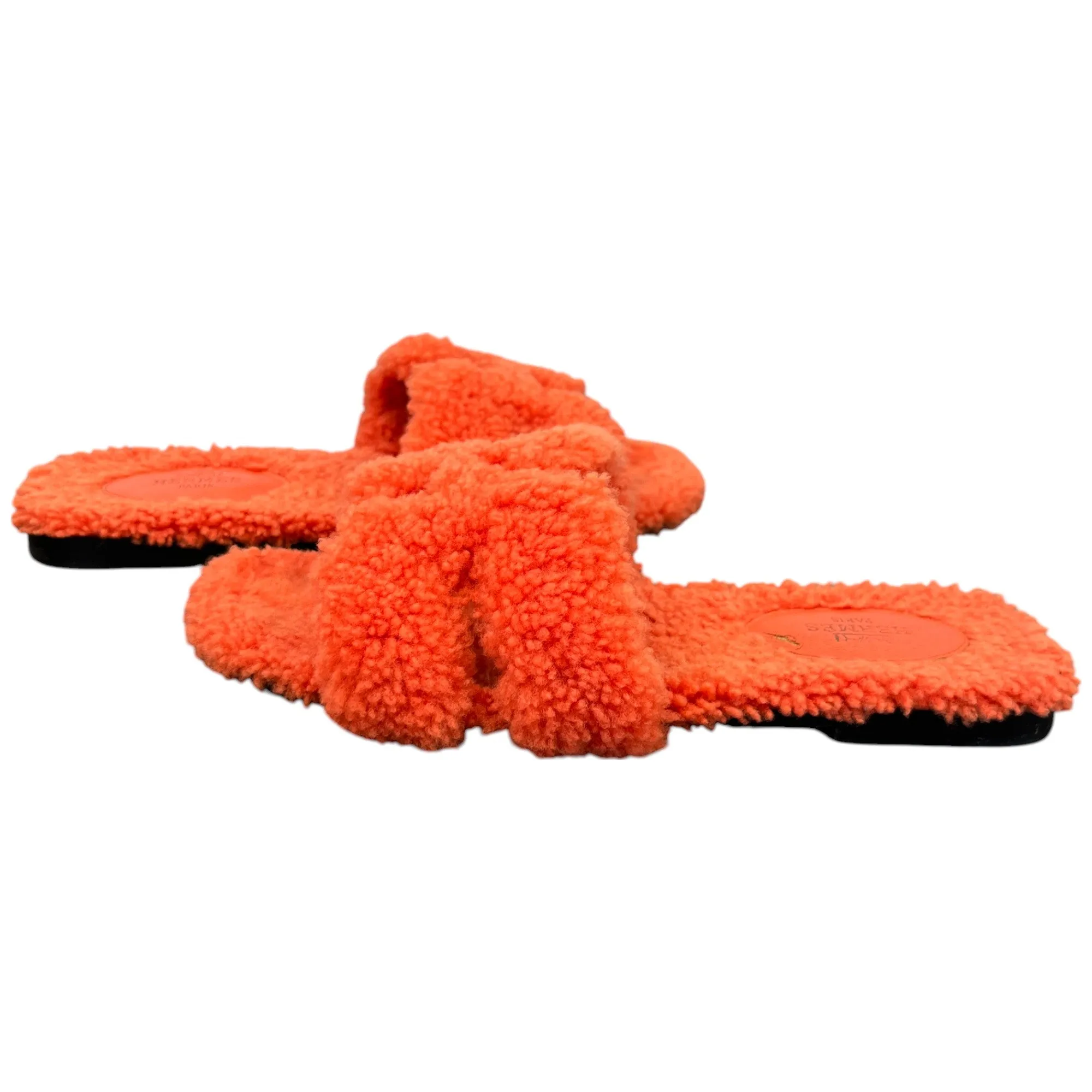 Women's Shearling Oran Sandals Orange Size EU 37 / UK 4