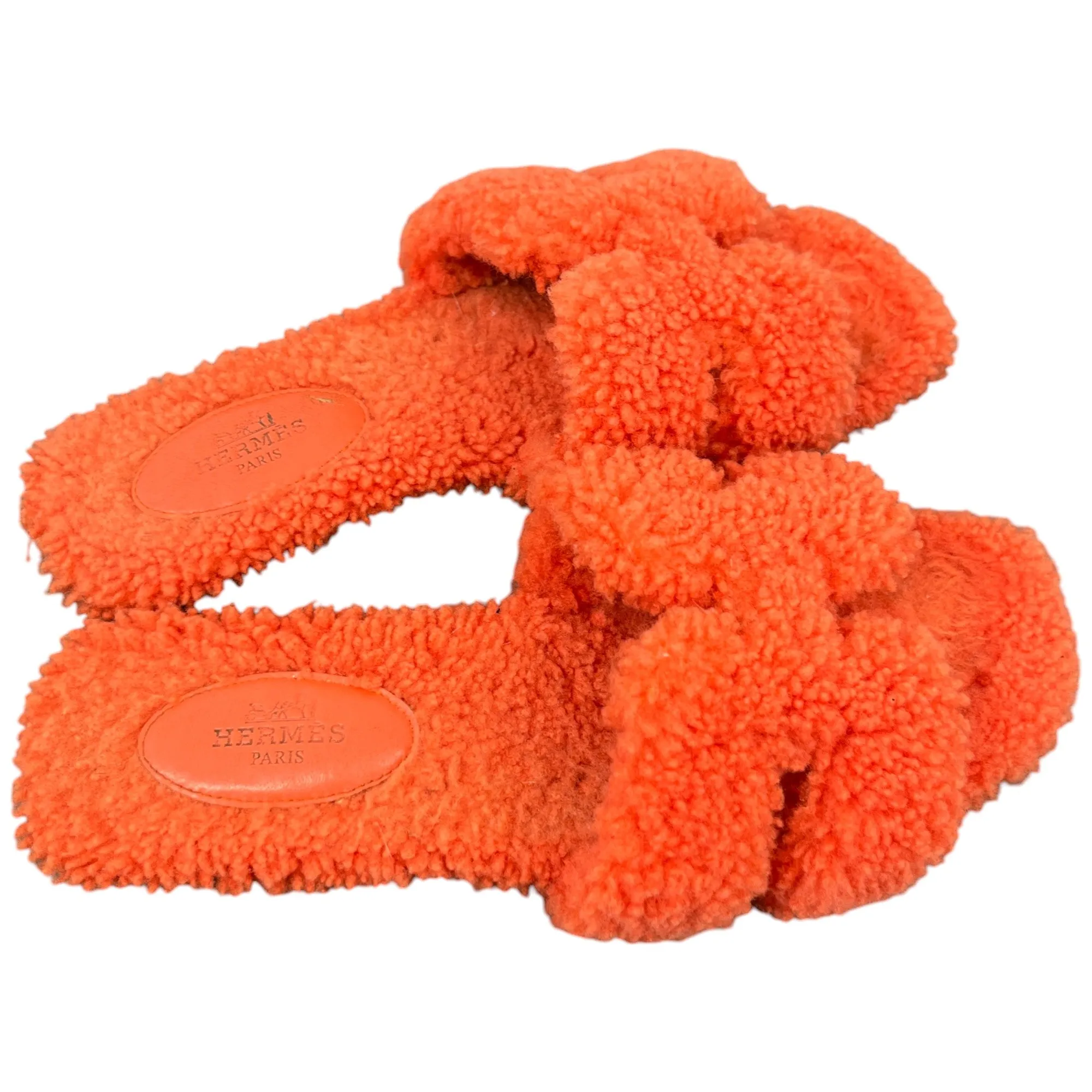 Women's Shearling Oran Sandals Orange Size EU 37 / UK 4