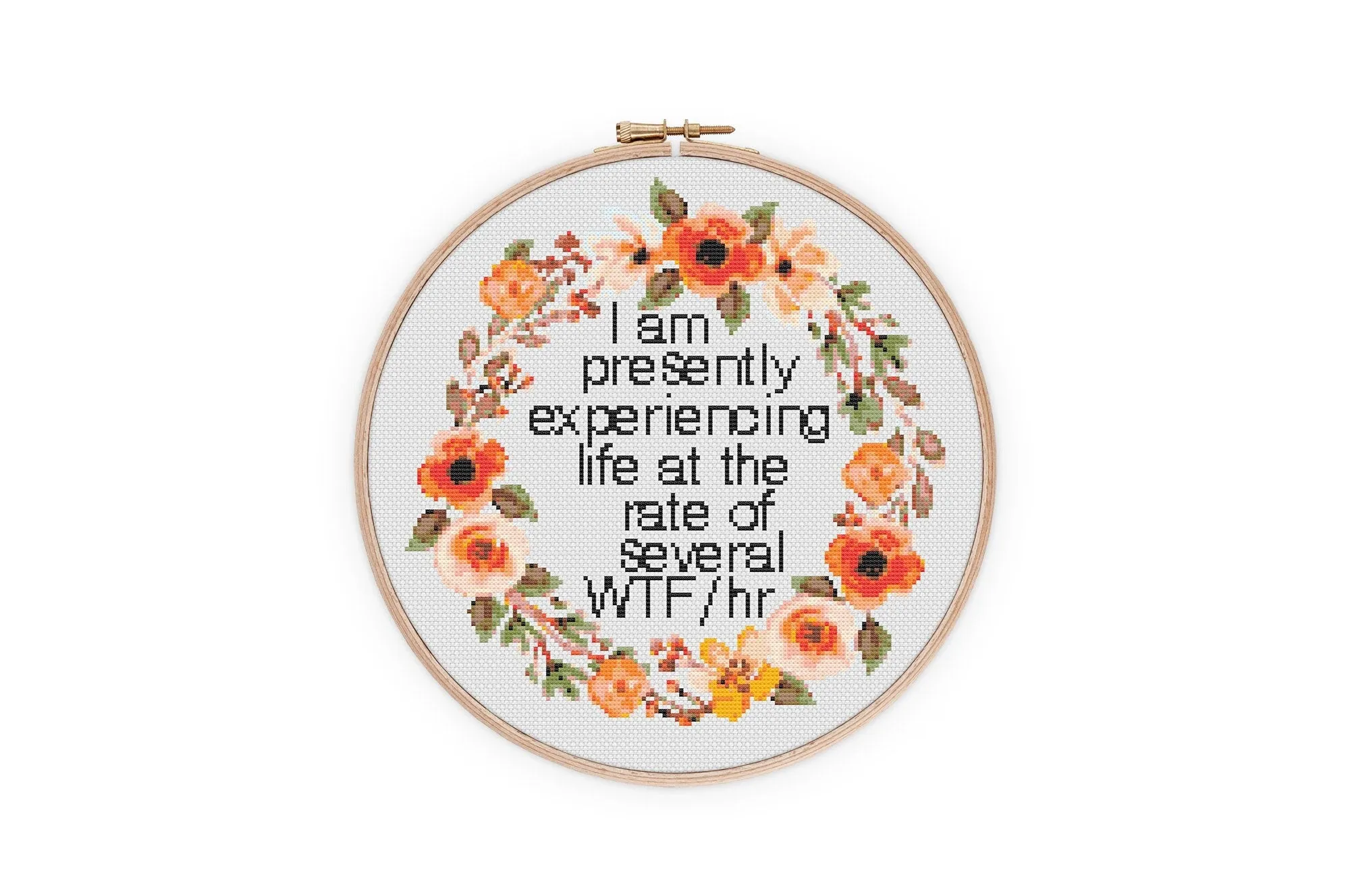 WTF Cross Stitch Pattern #1109