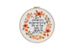 WTF Cross Stitch Pattern #1109